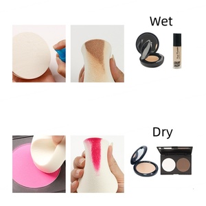 Grande éponge à poudre ronde, double usage humide et sec, en latex, pour fond de teint, crème BB, éponge cosmétique pour maquillage en salon - Product Image 5