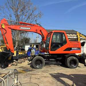 Excavadora de Ruedas Doosan DH150W-7 Usada, Excavadora Doosan de Segunda Mano de 15 Toneladas en Buen Estado - Product Image 2