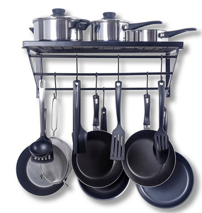 Organizzatore per Pentole e Padelle da <span class=keywords><strong>Cucina</strong></span>, Supporto da Soffitto con Ganci per Utensili da <span class=keywords><strong>Cucina</strong></span> - Product Image 2