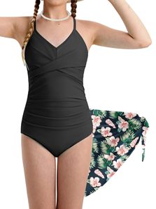 Traje de Baño de Dos Piezas con Volantes y Cintura Alta para Mujer, Estilo Europeo Americano, Novedad 2026, Bikini Discreto para Playa, ¡Gran Oferta! - Product Image 3