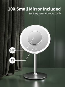 M3 đương đại có thể điều chỉnh độ sáng chiếu sáng gương trang điểm mặt cổ điển với gương mini 10x - Product Image 4