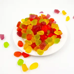 Gummibärchen Großhandel benutzer definierte Frucht geformte Gummibärchen Süßigkeiten saure Gelee Süßigkeiten