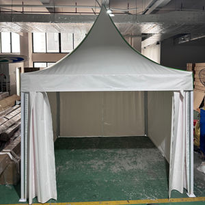 Grands auvents en aluminium résistants de salon commercial de tente de pagode avec le matériel de <span class=keywords><strong>voile</strong></span> de polyester pour des événements extérieurs - Product Image 3