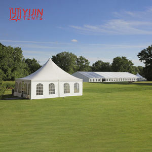 Large Outdoor Wedding Church Marquee Tent Aluminum <b>Frame</b> PVC Glass Wall Pagoda Tent 5x5 <b>8x8</b> 10x10 - Product Image 1