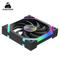 Kipas AntarcChill OEM ODM 120mm ARGB Pola CD Aliran Udara Tinggi Pendinginan Senyap untuk Rakitan Casing Komputer