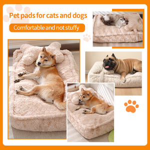 Fabricante LZZ, piel de conejo esponjosa, lavable, extraíble, gruesa, cama para perros, cojín con almohada de hueso - Product Image 6