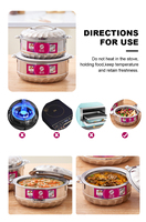 Conteneurs Alimentaires Isothermes 1-10L en Acier Inoxydable, Ensemble de Casseroles de Vente en Gros pour Stockage et Maintien au Chaud