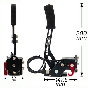 ระบบเบรกมือแบบ <span class=keywords><strong>USB</strong></span> สำหรับเกมแข่งรถ 16 บิต ใช้ได้กับ Logitech G29/G27/G25 T500 สำหรับเกมแข่งรถ Dirt Rally Horizon สีฟ้า - Product Image 5