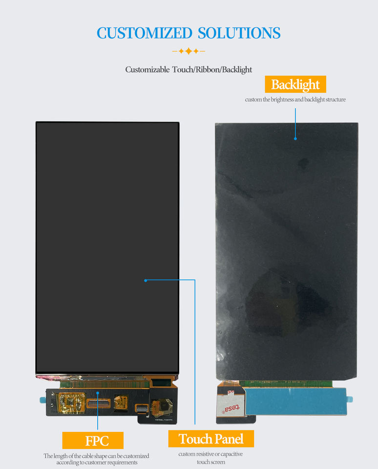 7 Inch AMOLED Display Module, 1080x1920 Resolution, 800nit Brightness ...