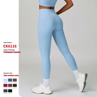 Pantalon d'entraînement XW-CK6116 de haute qualité, ligne de fessiers sublimée, pantalon de yoga pour femmes, taille haute, leggings de sport rehausseurs de fessiers