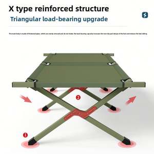 Cama de Camping Plegable Ultraligera - Cama Portátil Impermeable para Adultos, para Excursionismo y Senderismo - Product Image 5