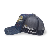 Chapeaux Pop femmes hommes strass Denim casquette de Baseball personnalisé casquette de camionneur