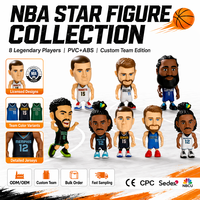 Caja ciega personalizada OEM, minijuguetes de jugador de fútbol, jugador de baloncesto, figura de acción de PVC personalizada, fábrica de juguetes