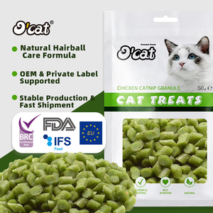 Inventario OEM: Gránulos de Catnip de 100g para el Cuidado Natural de las Bolas de Pelo, Gránulos de Catnip con Sabor a Pollo para el Cuidado Dental, Premios para Gatos, Alimento Seco para Gatos, Alimentos para <span class=keywords><strong>Mascotas</strong></span> - Product Image 1
