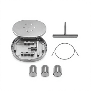 Kit d'instruments chirurgicaux orthopédiques Nabatoff de haute qualité, durable et écoresponsable, avec 5 embouts, en étui réutilisable - Product Image 1