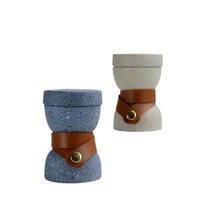 Brûleur d'arôme en céramique personnalisé huile essentielle évider bougeoir encensoir à la mode ameublement brûleur d'encens