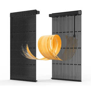 La grande façade extérieure de supports publicitaires a mené l'écran de visualisation P15625 P3125 voient à travers l'affichage mené - Product Image 4