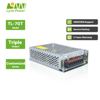 Alimentation électrique Lynn Power TL-70T à commutation triple sortie avec protection contre les courts-circuits 70W Module d'alimentation AC/DC pour applications industrielles