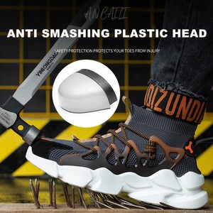 Botas de seguridad para el trabajo para hombre y mujer, zapatillas ligeras e informales indestructibles, zapatos de seguridad deportivos - Product Image 2