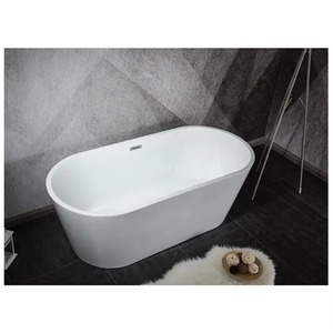 Bañera de acrílico blanca de lujo independiente y ecológica con forma de <span class=keywords><strong>aerosol</strong></span> de fácil limpieza <span class=keywords><strong>bañeras</strong></span> de masaje <span class=keywords><strong>bañeras</strong></span> - Product Image 3