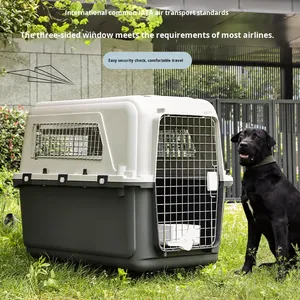 Cage de transport portable pour animaux de compagnie, multi-styles, détachable, pour l'extérieur, avec poignée télescopique rétractable et roues lisses - Product Image 5