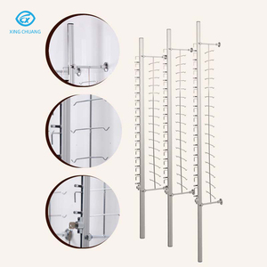 Hot bán phong cách kim loại bạc treo tường hiển thị kính mắt cực khóa tầng Kính mát hiển thị que - Product Image 2
