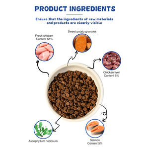 Comida para perros horneada <span class=keywords><strong>de</strong></span> alta proteína a baja temperatura con certificado por la FDA, 100%, saludable, natural, pollo, hígado <span class=keywords><strong>de</strong></span> pollo, salmón - Product Image 3