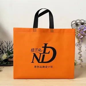 Custom Logo Reusable Eco Friendly Fabric Non Woven Shopping Bag