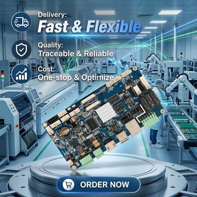 Logistics Sorting System PCB Assembly, Custom SMT Service for Conveyor Control, Turnkey Manufacturer