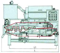 Machine automatique de compactage et de déshydratation à tambour rotatif de type bande en acier inoxydable SS304
