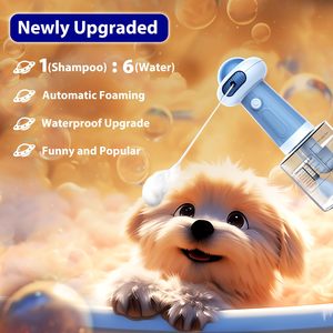 Nâng cấp không thấm nước điện Dog Shower với xà phòng tự động Dispenser PET làm sạch sâu chải chuốt Máy bong bóng - Product Image 3