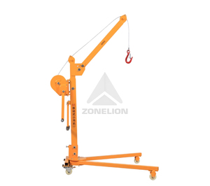 Opération <span class=keywords><strong>manuelle</strong></span> Mini <span class=keywords><strong>grue</strong></span> Mobile Portable roue Mobile <span class=keywords><strong>petite</strong></span> <span class=keywords><strong>grue</strong></span> de sol élévatrice <span class=keywords><strong>grue</strong></span> de magasin pliable avec treuil manuel main - Product Image 5