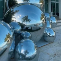 Ballon gonflable miroir flottant disco de Noël en PVC pour fête, mariage, publicité, sphère brillante or argent, or argent mariage