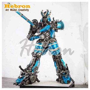 Escultura de Arte de Robot de <span class=keywords><strong>Star</strong></span> <span class=keywords><strong>Wars</strong></span> de Tamaño Real en Metal, Hierro y Acero con Diseño Soldado para Decoración de Aniversario al Aire Libre - Product Image 2
