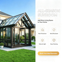Serre personnalisée en aluminium avec toit triangulaire, style moderne pour jardin et ferme