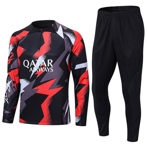 Chándal <span class=keywords><strong>de</strong></span> Entrenamiento <span class=keywords><strong>de</strong></span> Fútbol con Rayas WX25710, Chándal <span class=keywords><strong>de</strong></span> Fútbol <span class=keywords><strong>de</strong></span> Secado Rápido, Chaqueta <span class=keywords><strong>de</strong></span> Fútbol para Hombre - Product Image 2