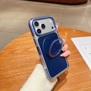 เคสโทรศัพท์แบบหมุนได้พร้อมแม่เหล็ก รุ่นหรูหรา สำหรับ iPhone 18 16 17 Pro Max 15 14 Plus 13 12 สีพื้น อะคริลิค ป้องกันแรงกระแทก - Product Image 2