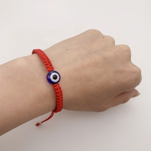 Pulsera de Macramé con <span class=keywords><strong>Hamsa</strong></span> y Ojo Turco, Brazalete de Moda - Product Image 6