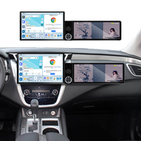Écran radio MOOKAKA 13,1+12,3 pouces pour Nissan Murano 2015-2019, Android 15, navigation GPS, stéréo, CarPlay sans fil, Plug & Play