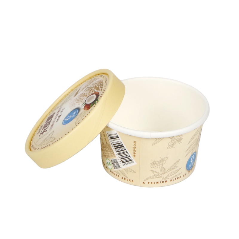 Eco Friendly Custom Disposable Icecream Paper Cup Ice cream paper bowl