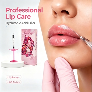 Gel injectable de rajeunissement cutané à base d'acide hyaluronique monophasique réticulé pour l'augmentation naturelle et brillante des lèvres - Product Image 1