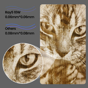 Graveur et découpeur laser RAY5 5,5 W avec assistance pneumatique automatique, haute précision, zone de découpe de 400 x 400 mm pour le <span class=keywords><strong>bois</strong></span> et le métal - Product Image 2