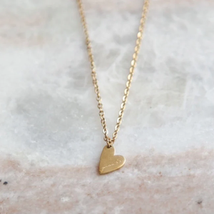 Collar de Oro con Colgante Geométrico Simple de Acero Inoxidable Personalizado, Grabado con el Proverbio 3:3, Corazón Pequeño y Triángulo, <span class=keywords><strong>para</strong></span> <span class=keywords><strong>Mujer</strong></span> - Product Image 4