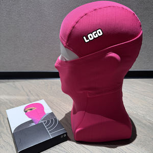 หน้ากากสกีแบบถักกันลมสำหรับขี่จักรยานปีนเขากีฬากลางแจ้งการออกแบบโลโก้แบบกำหนดเอง - Product Image 2