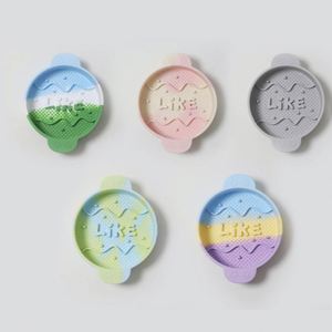 Bol à alimentation lente pour animaux de compagnie, conçu pour les chiens de petite et moyenne taille, évite l'étouffement et le renversement, fabriqué en silicone - Product Image 1