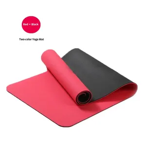 Tapis de yoga en TPE, tapis de méditation antidérapant, pliable, pour Pilates, gymnastique, doux, absorbant les chocs, facile à nettoyer, équipement de sport - Product Image 5