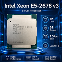 Procesador Intel Xeon E5-2678 V3 SR1YJ de 12 Núcleos y 24 Subprocesos, 2.5GHz, 30MB de Caché, 115W, LGA2011-3 para Servidor
