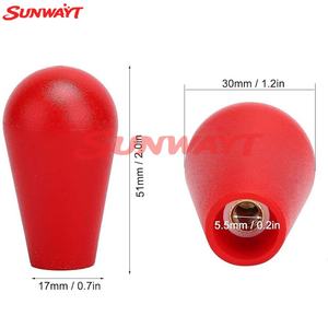 Manche de joystick de jeu d'arcade style américain Battop 51mm x 17mm avec boule ovale supérieure et pièces Balltop Topball pour borne de jeu à monnayeur - Product Image 4