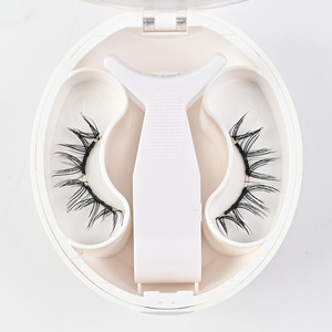 Faux cils magnétiques queue de phénix noirs 2.0 C-Curl 50 semi-faits à la main, sans cruauté animale, style européen et américain - Product Image 2