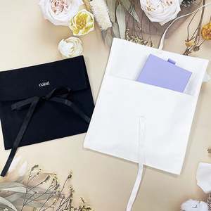 Bolsa de Algodón de Lujo Personalizada, Bolsa de Correo con Solapa, Bolsa con Cordón para Cabello, Ropa, Maquillaje y Bolsos - Product Image 6